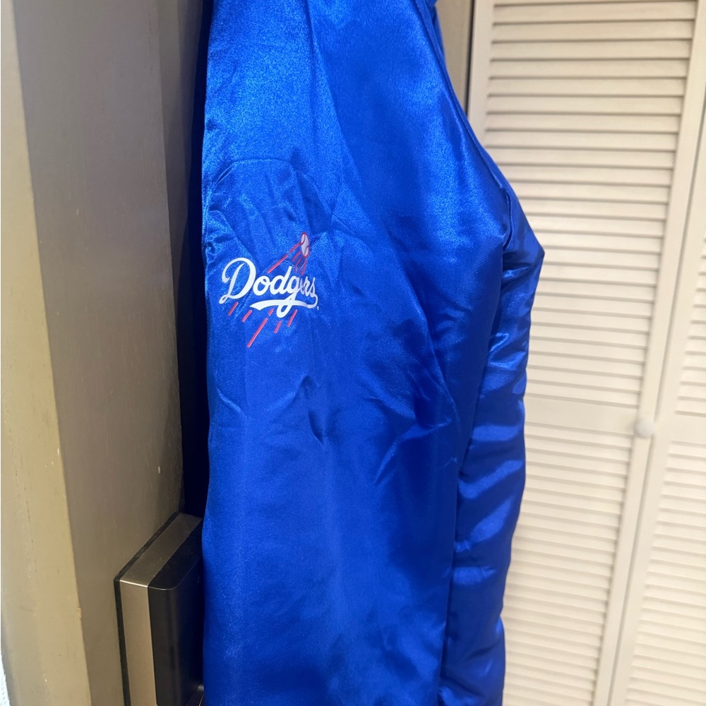Blue LA Dodgers Satin Jacket - Picture 4 of 5